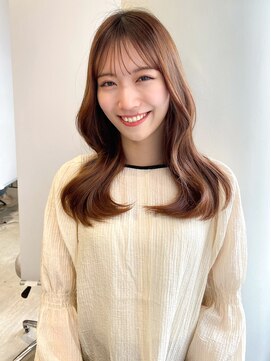 トゥルーズ 梅田店(TLUUS) TLUUS姫カットシアーカラーセミディカール