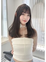 ボタン テンジン(VOTAN tenjin)&nbsp;【votan_はまひ】レイヤーカット/前髪カット/暗めカラー/韓国