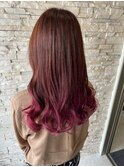 ピンクグラデーション