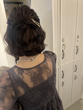 ペピンバイメルシー(pepin by merci.) ＊ボブ×ハーフアップ【結婚式/お呼ばれ/イベント】