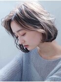 ニュアンス◇大人ボブ/ワンカールボブ◇地毛風カラー[自由が丘]