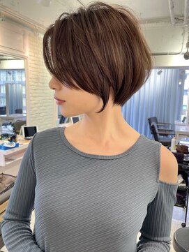 ロンドウル 熊本(Lond ulu) 大人可愛いショート／ベージュカラー／2way[熊本/上通/下通〕