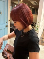 ヘアーミュゼ 井田店(Hair Musee)&nbsp;レッドブラウン（１ブリーチ～）