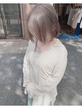 ペレ 梅田(PELE) 前髪/アンブレラカラー/こなれミディ/イメチェン/ウェーブパーマ