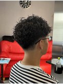 ショートのスパイラルパーマ