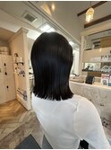 切りっぱなしボブ