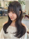 小顔前髪ワンカールレイヤーカットレイヤーパーマ