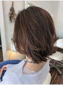 ミディアムレイヤーボブ