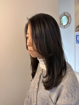 ココルアナ(coco luana) レイヤー/グレージュ/ケアブリーチ/髪質改善/ハイトーン/学割