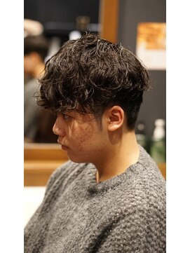 銀座 シノ 本店(shino) シャドウパーマ×マッシュスタイル