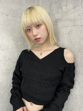 リミットバイアフィナー 大宮店(limit by Afinar) ヘイリーボブ/切りっぱなしボブ