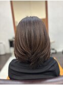 横浜大人可愛い20代30代40代50代小顔ウルフボブ外ハネボブくびれ