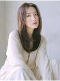 ☆ホワイトグレージュミニウルフデジタルパーマチェリーブラウン
