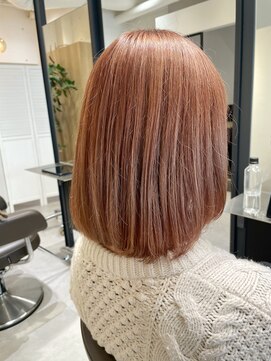 クラップス 弘明寺店(CLAPS) ケアブリーチ×ペールピンクベージュ