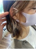 【BOTANIUM byRrSALON】イヤリングカラー×ピンクベージュ☆