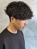 ニアウ 高崎店(Niau)&nbsp;波巻きスパイラルパーマプードルパーマメンズパーマ群馬高崎眉毛