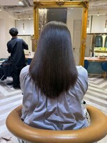 ロンドアベニール 北千住(Lond avenir)&nbsp;暗めカラー/ボブ顔周り/前髪/レイヤー/髪質改善/縮毛矯正/北千住