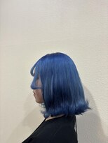 ヴィサージュクオン(VISAGE Quon)&nbsp;個性を引き出すロイヤルブルーカラーで最旬ヘアに