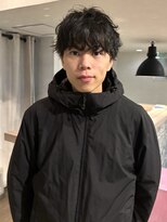 トーナイリーム 放出店(TONAI Rem)&nbsp;刈り上げマッシュ×シャドウパーマ