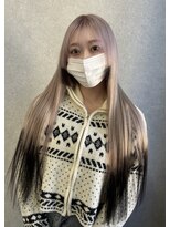 シエンゴールド(CIEN gold)&nbsp;ホワイトベージュ/裾カラー/ブリーチ#浜松駅#カラー#ブリーチ