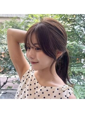 アンセンスバイモードケイズ 銀座店(ANSENS by MODE K's) 抜け感レイヤーの顔まわりカット(レイヤーカット、顔まわり)