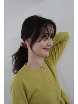 ミヨン 京都烏丸店(miyon) 【miyon】韓国レイヤーカット×暗髪カラー×髪質改善