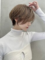 ロンドエニカ 大宮(Lond enika)&nbsp;黒髪カタログ/ショート/オリーブグレー/小顔に見せるヘア/大宮