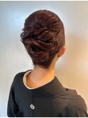 【和装ヘアセット】訪問着・留袖向け上品まとめ髪￥7,700