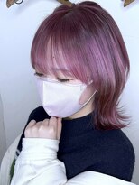 ブレイズヘアー(BLAZEhair)&nbsp;【透明感の強い赤み】ラベンダーピンク×ブリーチ４回