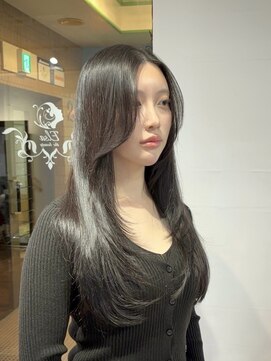 エルサザビューティー 神戸三宮(Elsa the beauty) 髪質改善/顔まわりレイヤー/似合わせカット/韓国レイヤー
