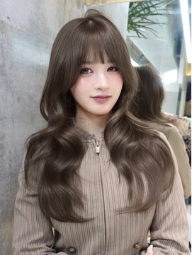 ロンドメリア 天神大名店(Lond Melia) 黒髪カタログ/オリーブグレー/ココアベージュ/に見せるヘア