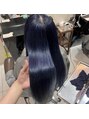プライズ 池袋西口(prize) 暗めのネイビーブルーでも透明感で垢抜け間違いなしです!池袋