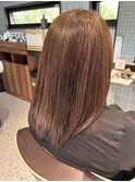50代/女性/酸性縮毛矯正/レイヤースタイル