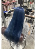 艶感たっぷりネイビーブルー