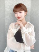 ナチュラルショート/ショートボブ/韓国/顔周り/20代30代40代50代