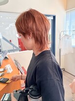 ノード(NODO)&nbsp;『ウルフが飽きたかたへ】オレンジのマレットヘア