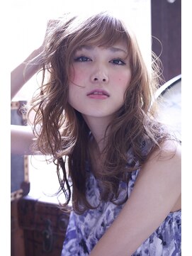 マイルス(MILES) 【MILES】くせ毛風セミディ