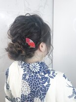 アヴァンスクロス あべのルシアス店(AVANCE.CROSS)&nbsp;お団子ダウンスタイル