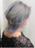 コバルトブルーのハイライトカラー