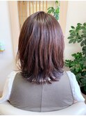 【AMAZING HAIR 中沢店/安達】外ハネ レイヤーボブ セミディ