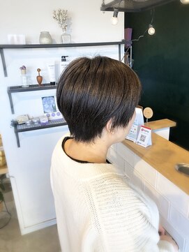 ソレカ(SORECA) 【SORECA/ソレカ】ショートスタイル×グリーンアッシュカラー