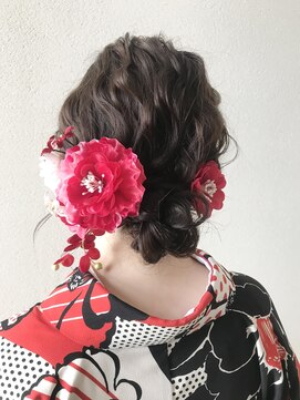 オウルヘアー(Owl hair) 【卒業式】袴ヘア☆ゆるふわ三つ編みシニヨン☆