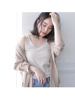 アニータバイガネイシャ(Aujua anita by ganesha) #透明感#ダークグレイッシュ#髪質改善#長浜#ブリーチ