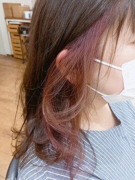 美容室アミューア イヤリングカラー★
