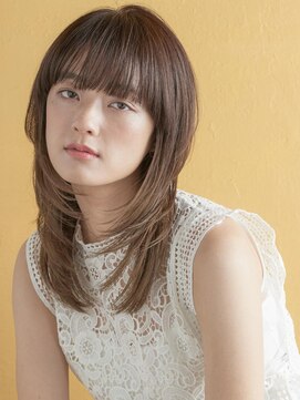 ミンクスプラス 流山おおたかの森(MINX plus) ナチュラルレイヤーミディ #モード#ジグザグバング