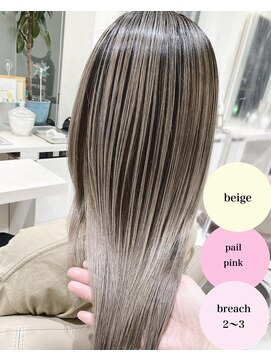 アッシュ 大宮店(Ash) 夏にあうホワイトベージュ髪質改善バレイヤージュ☆