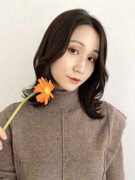 エトネ ヘアーサロン 仙台駅前(eTONe hair salon) 《eTONe》くびれレイヤーミディアム