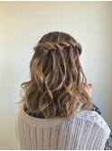 2022 AW ウォーターフォールヘアアレンジ☆*°