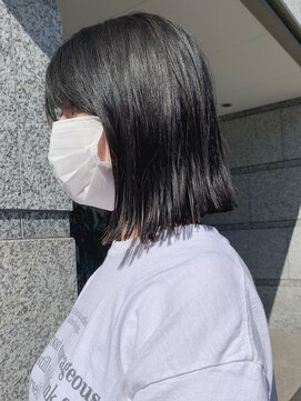 サロンドミルク 新百合ヶ丘店(salon de MiLK) 《五月女　お客様スタイル》切りっぱなしボブ