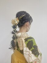 ベルクープス 天王寺店(Belle Coupes) 【BelleCoupes】玉ねぎアレンジ和装アレンジ 袴着付け卒業式大阪